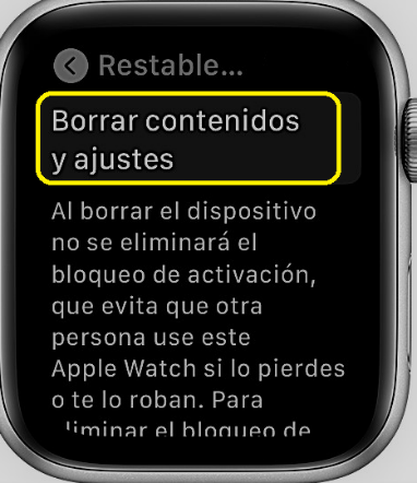 restaurar apple watch sin iphone